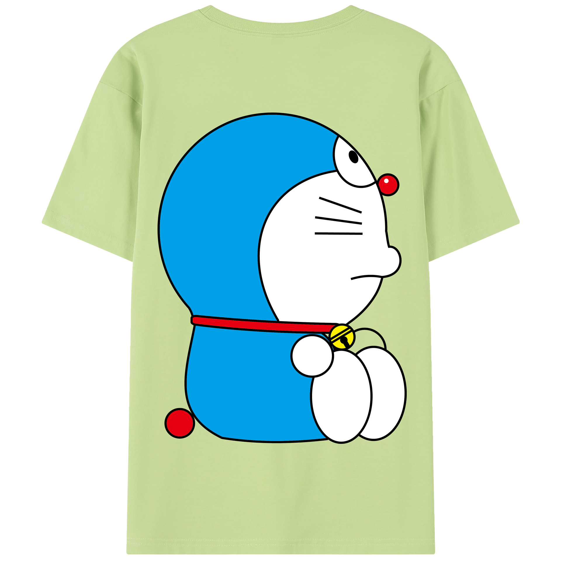 （画像用） ドラえもん Doraemon 綿100％半袖Tシャツ（背面プリント）